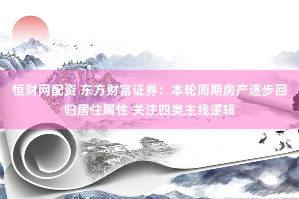 恒财网配资 东方财富证券：本轮周期房产逐步回归居住属性 关注四类主线逻辑