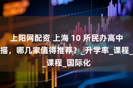 上阳网配资 上海 10 所民办高中全景扫描，哪几家值得推荐？_升学率_课程_国际化